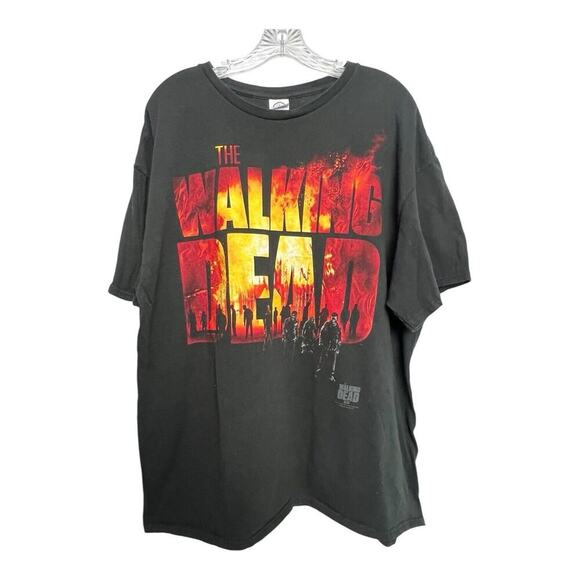 2013 The Walking Dead Zombie Inferno Short Sleeve Tshirt Sz 2XL Horror Theme AMC - Picture 1 of 8